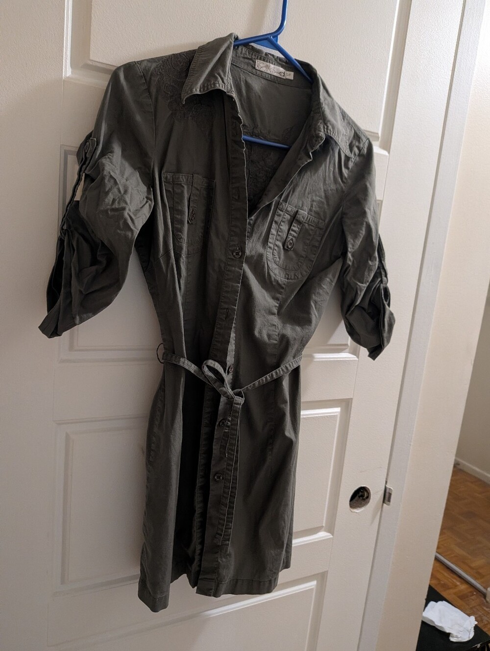 Casual military-inspired